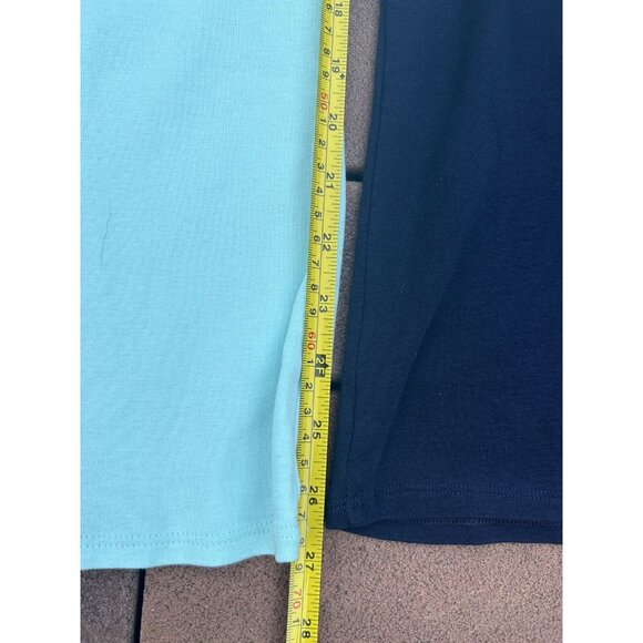 Women's JCP Short Sleeve V-Neck - Size Small Tall & Medium Tall - Picture 2 of 8